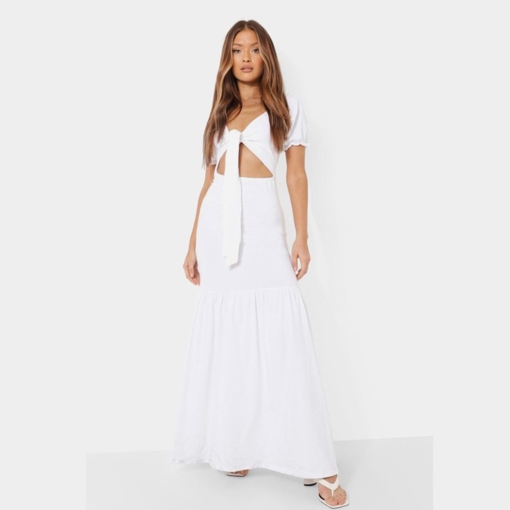 Super cute puff sleeve dress